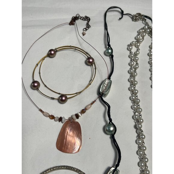 BOHO Mixed Jewelry Set With Necklaces Bracelets & Earrings - Picture 5 of 9